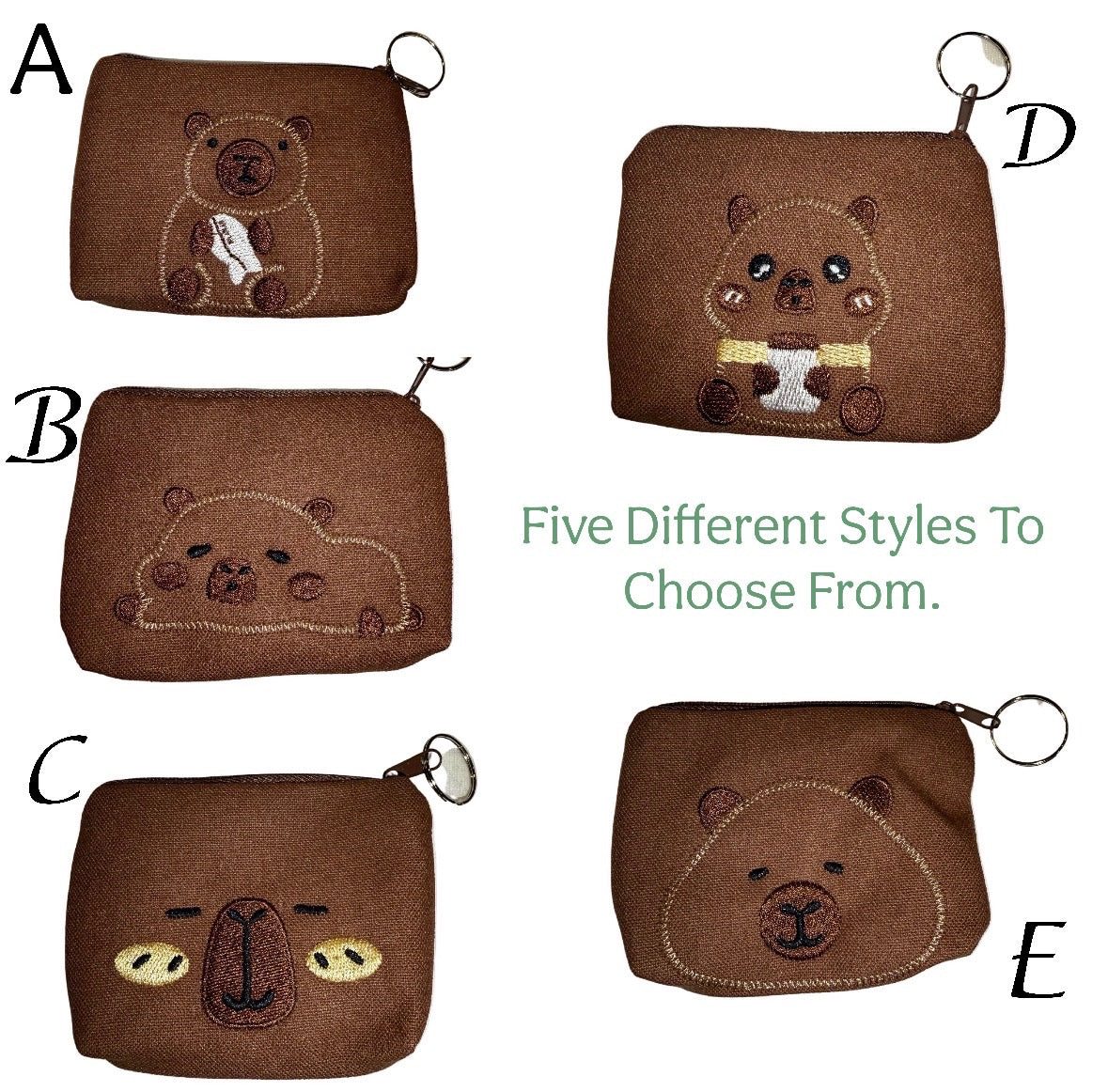 Cute Capybara Coin Bag