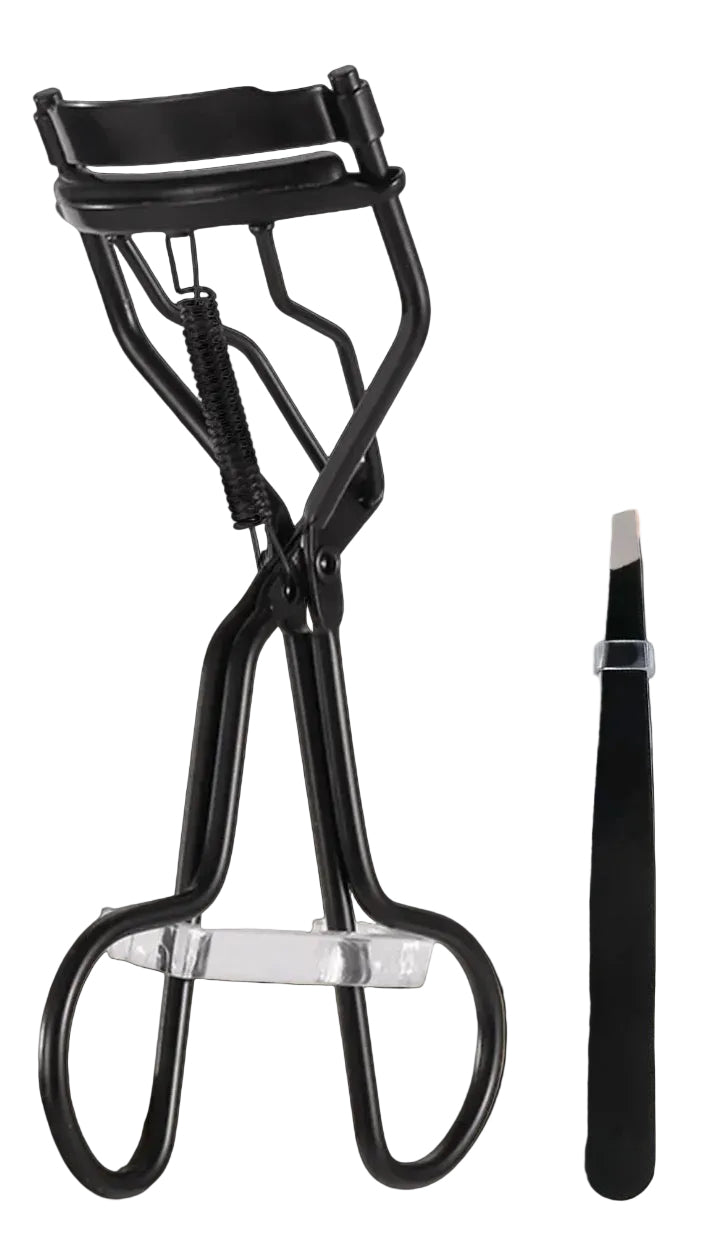 Eyelash Curler & Stainless Steel Tweezer