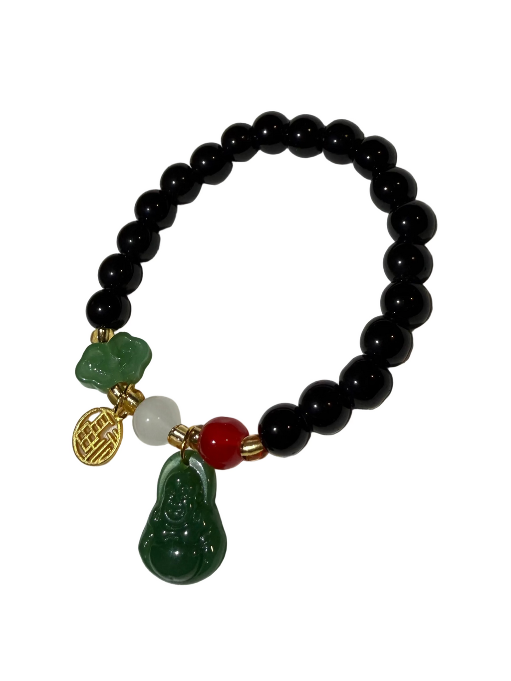 Buddha Bracelet With Lucky Cloud Maitreya