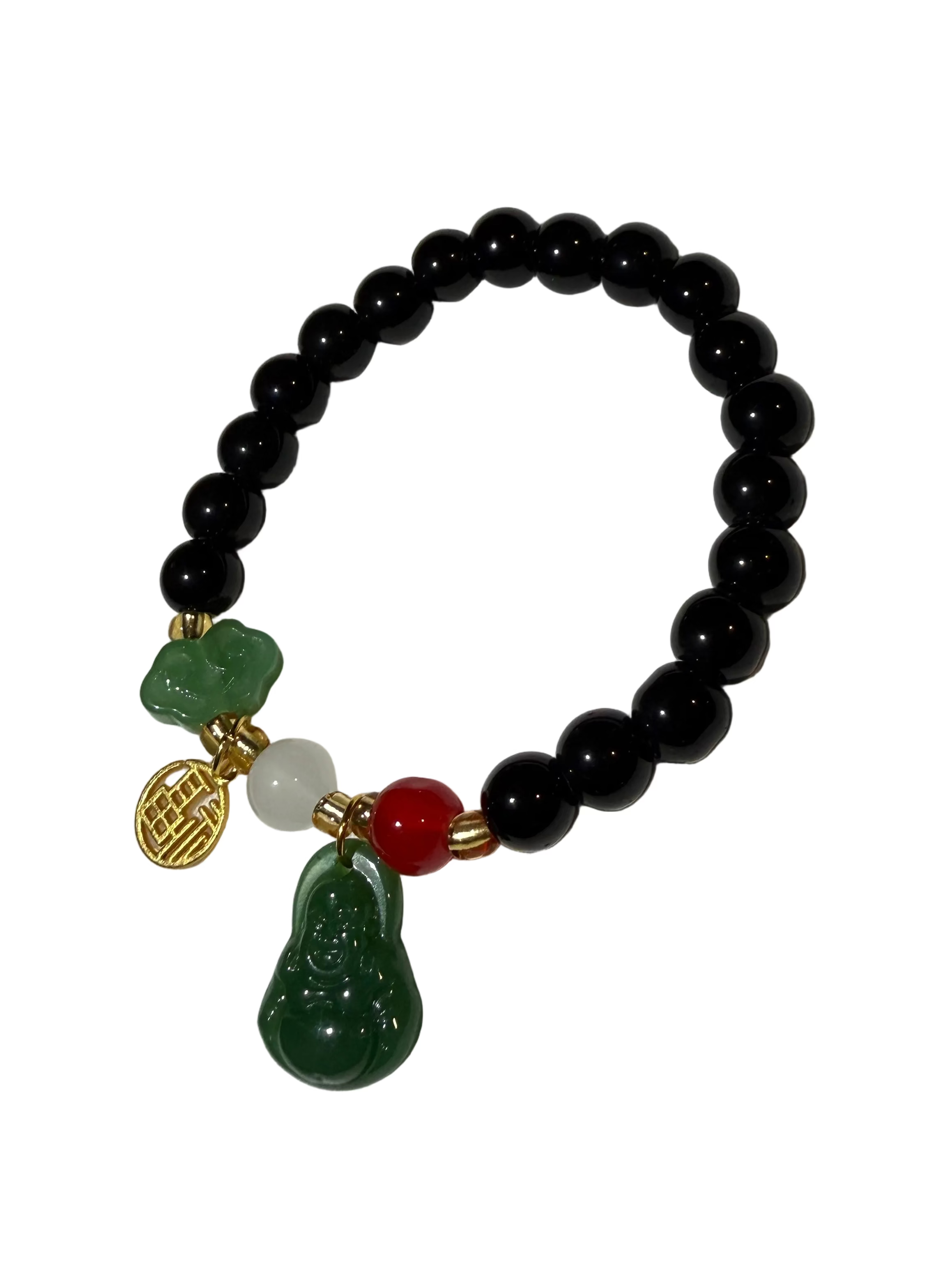 Buddha Bracelet With Lucky Cloud Maitreya