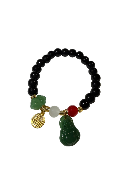 Buddha Bracelet With Lucky Cloud Maitreya