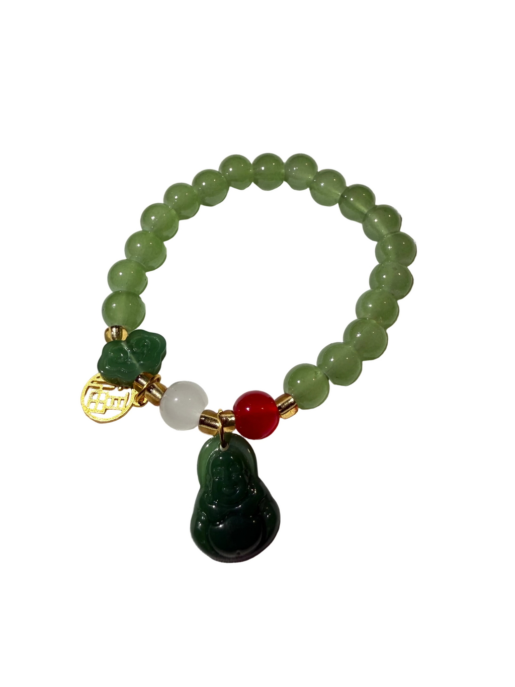 Buddha Bracelet With Lucky Cloud Maitreya