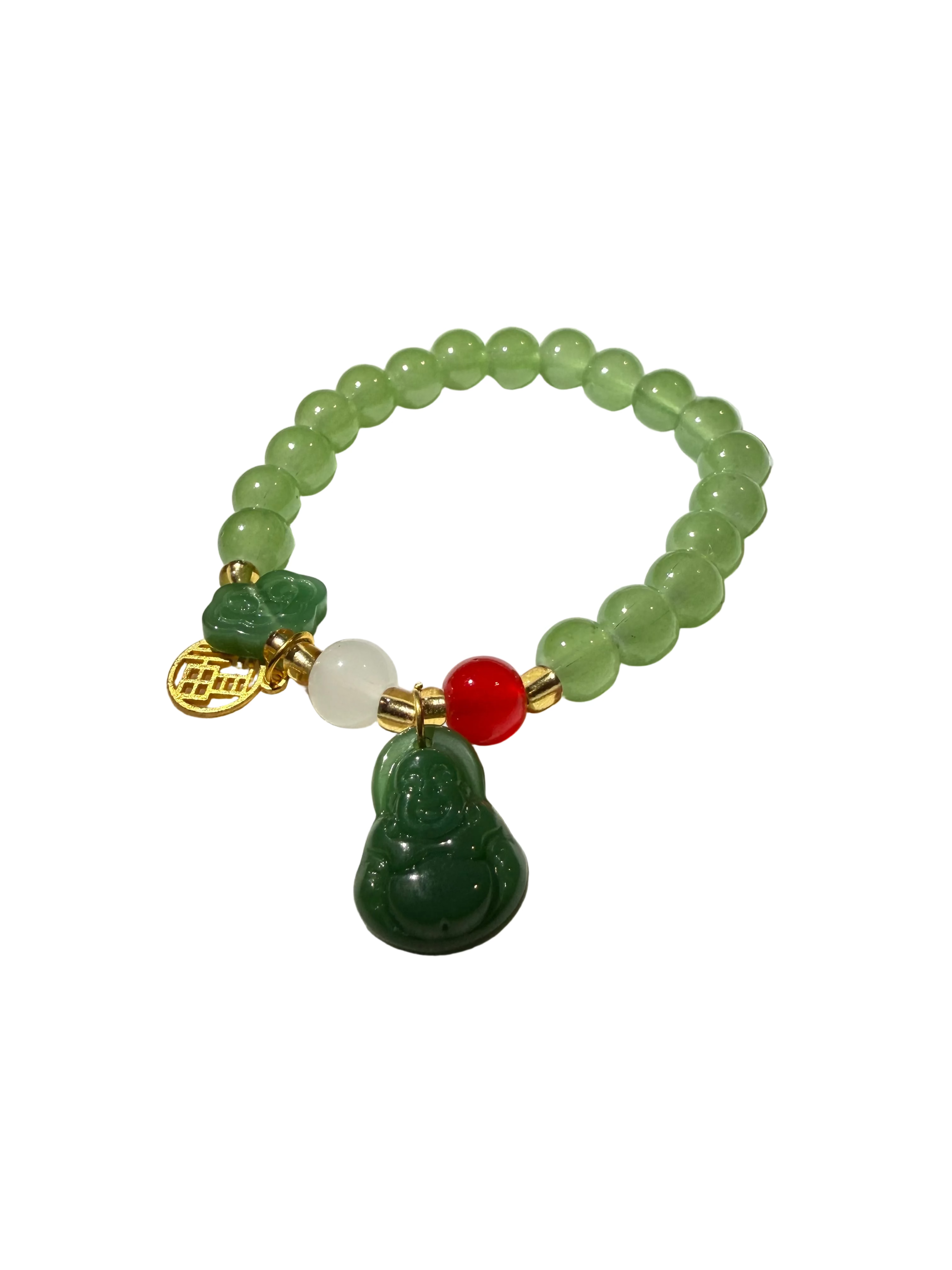 Buddha Bracelet With Lucky Cloud Maitreya