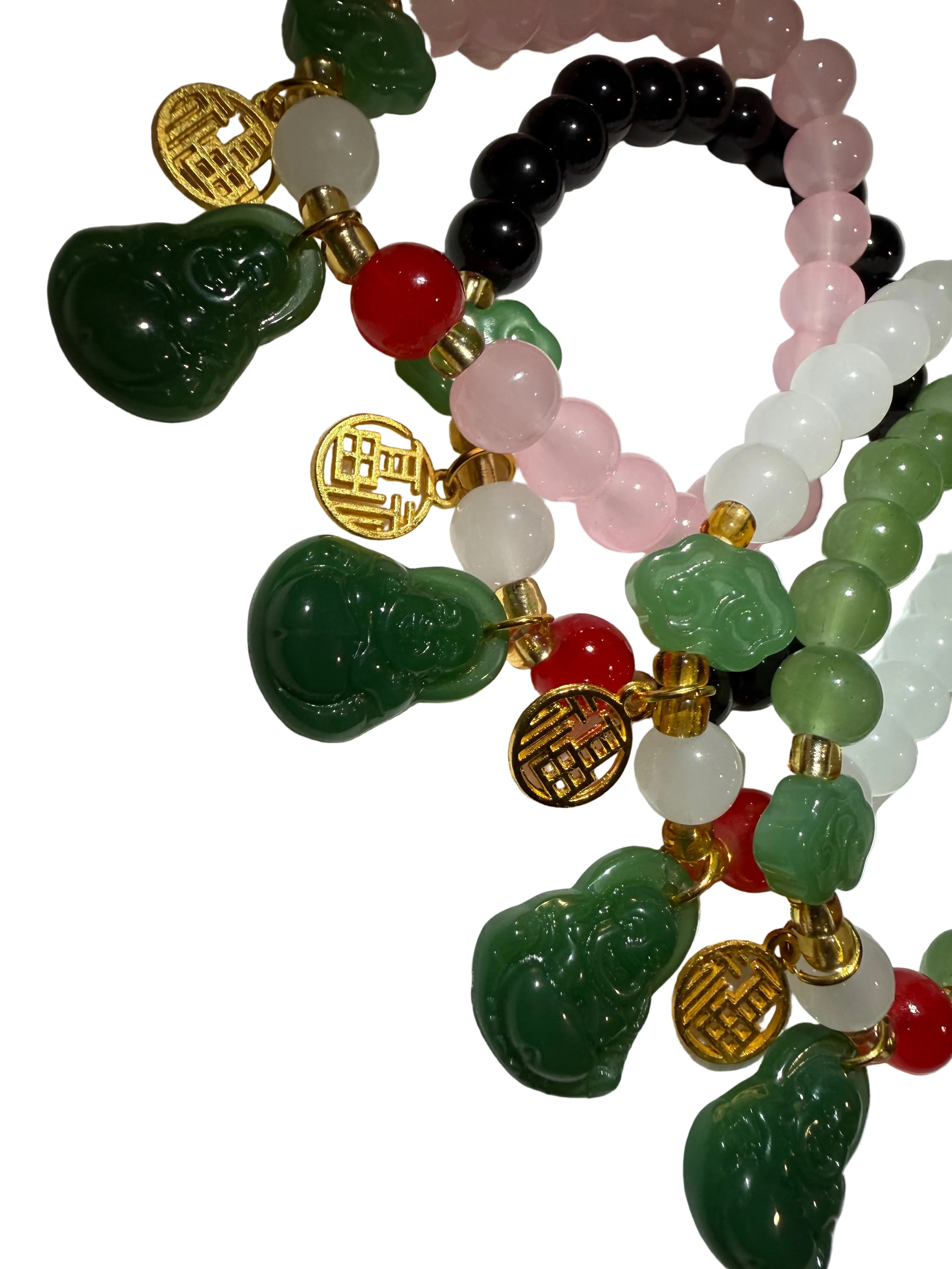 Buddha Bracelet With Lucky Cloud Maitreya