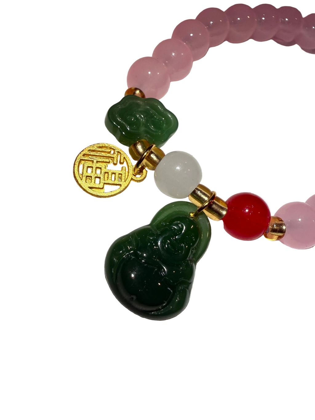Buddha Bracelet With Lucky Cloud Maitreya