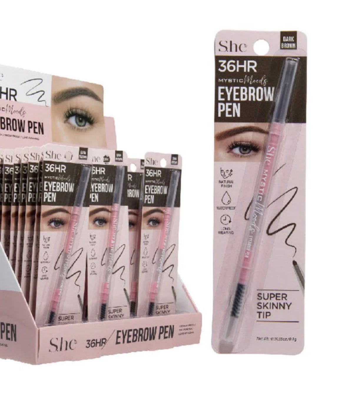 S.he 36HR Dark Brown Eyebrow Pen