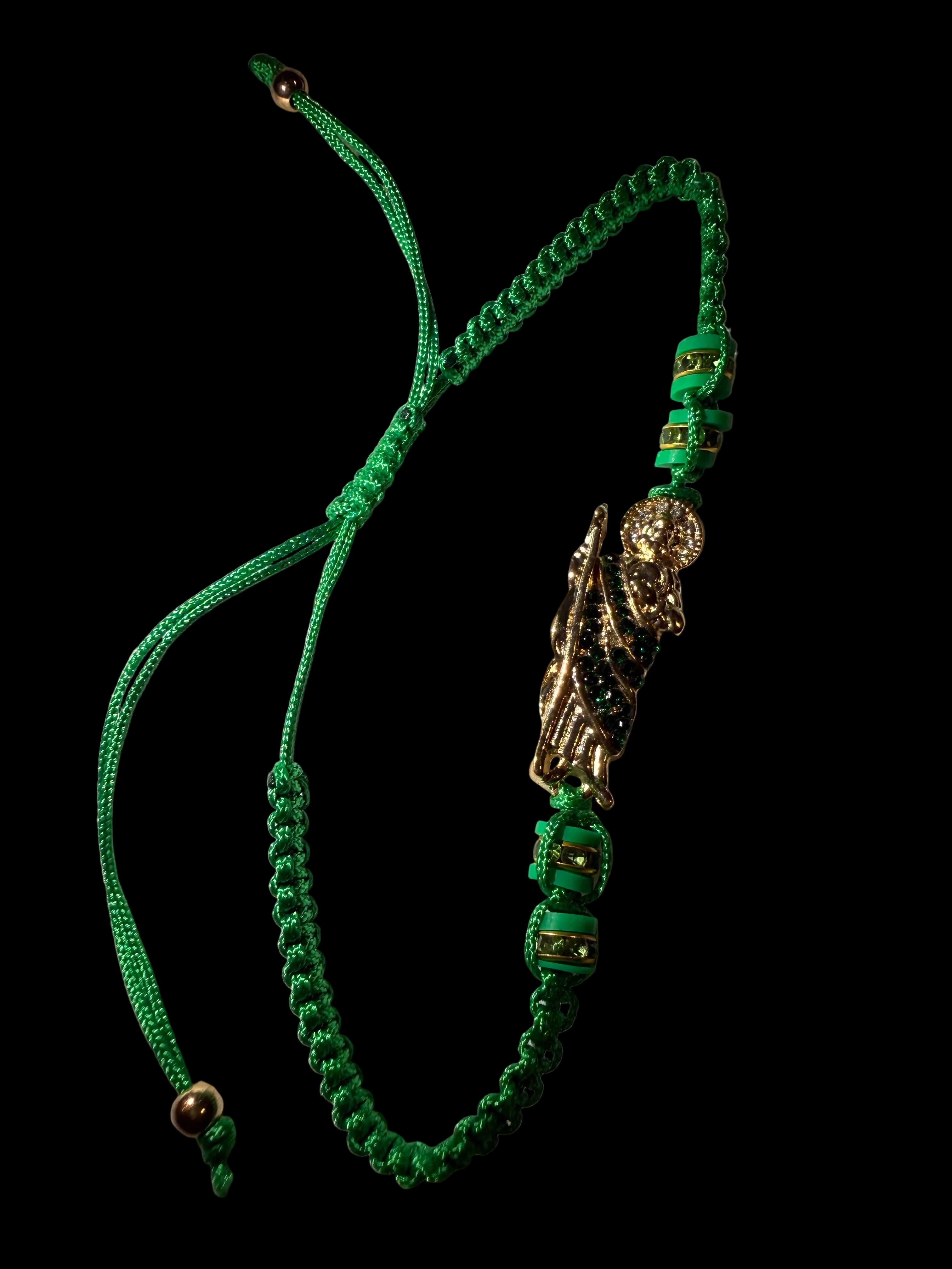 SAN JUDAS Adjustable String Bracelet Gold Or Silver