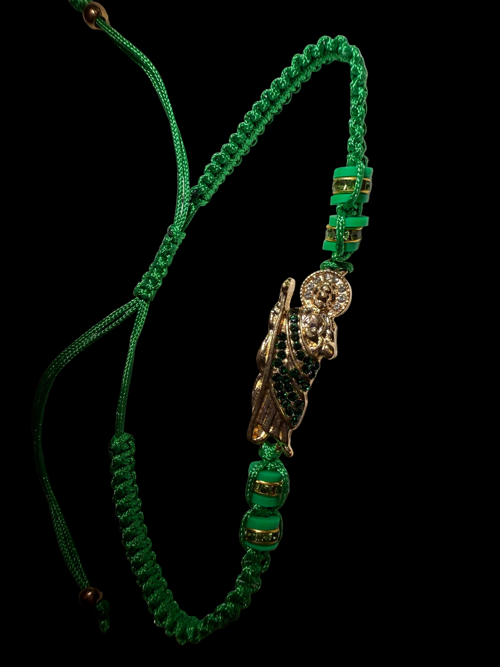 SAN JUDAS Adjustable String Bracelet Gold Or Silver